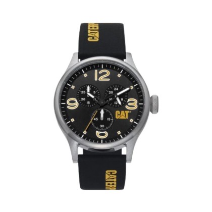 Cat DIAM Chrono QB-143-27-137 Analog Black Silicone Men Watch